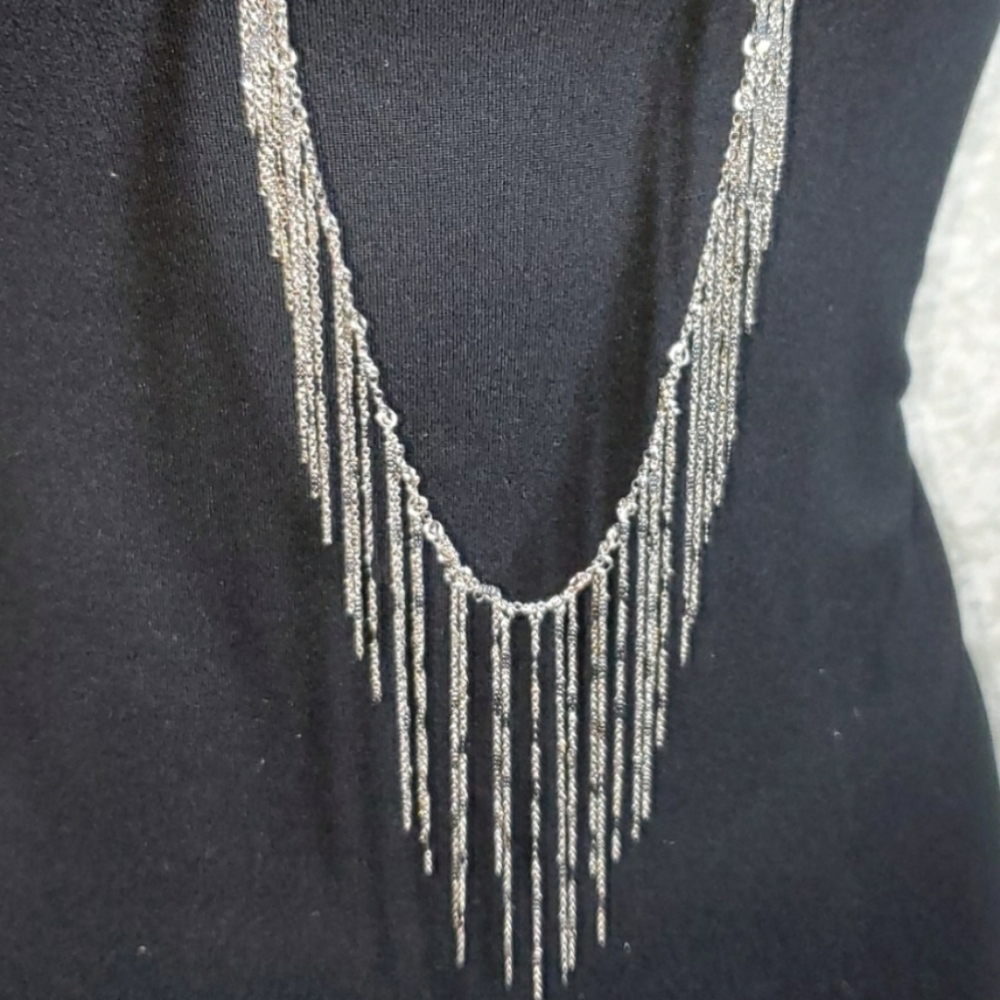 Panacea Long Fringe Necklace - Picture 3 of 3